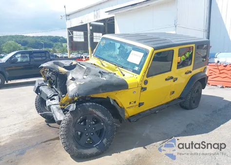 2008 Jeep Wrangler Unlimited X из США, поврежденный, VIN 1J4GA39178L632670